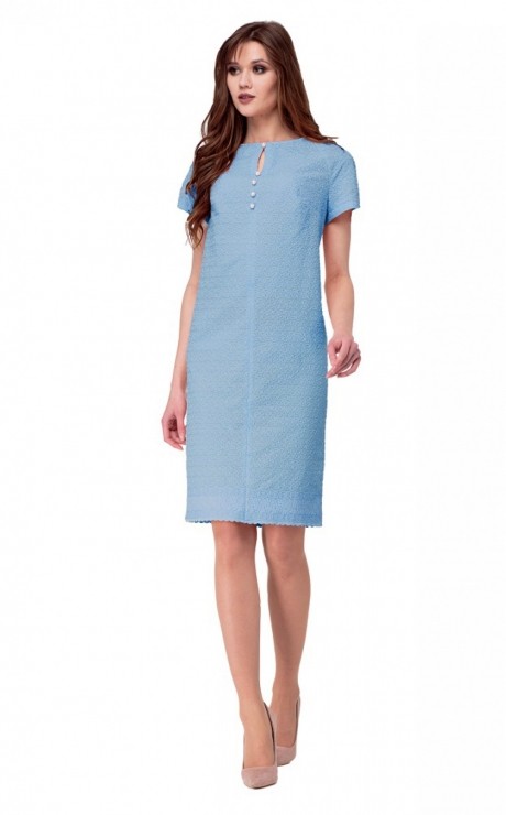 Платье Edelweiss 1743 голубой размер 46-50 #1