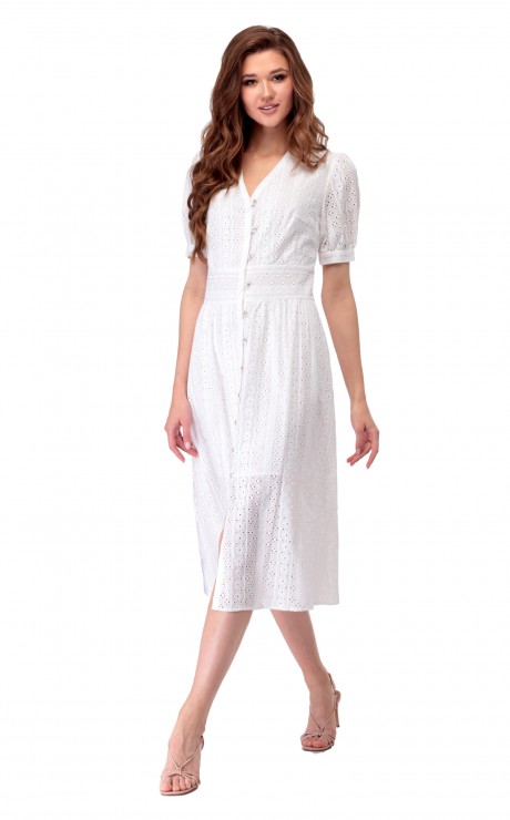 Платье Edelweiss 1738 белый размер 46-50 #1