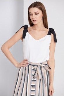 EOLA 1677 молочный/завязки чёрный #1