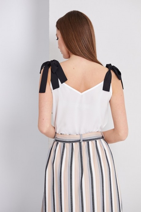 EOLA 1677 молочный/завязки чёрный #4