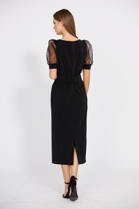 Вечернее платье EOLA 1763 чёрный с блеском размер 42-52 #3