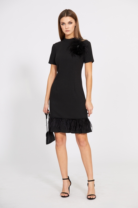 Вечернее платье EOLA 1594-1 чёрный размер 44-48 #1