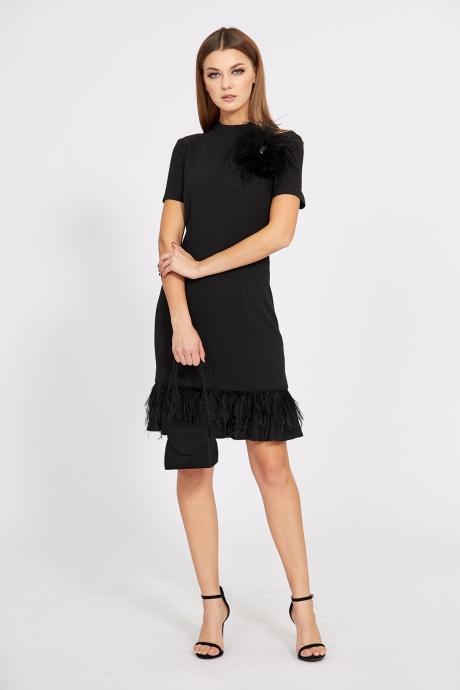 Вечернее платье EOLA 1594-1 чёрный размер 44-48 #2