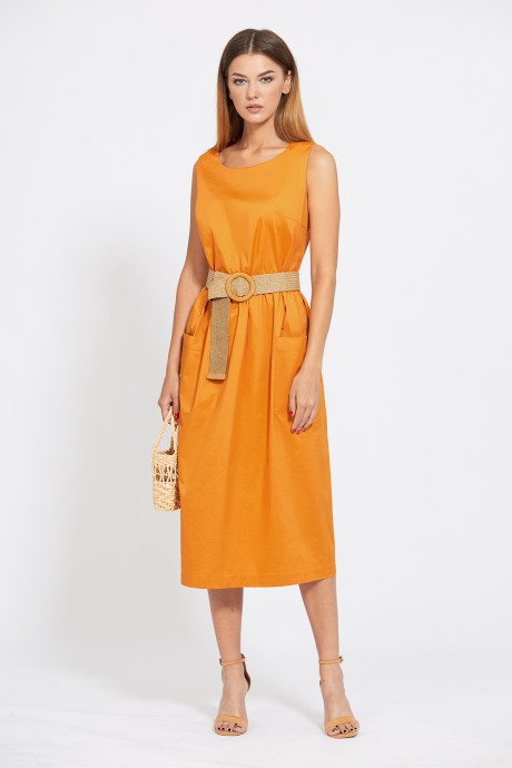 Платье EOLA 1861 оранжевый размер 44-48 #1