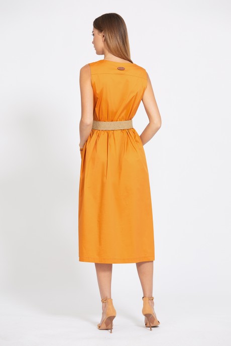 Платье EOLA 1861 оранжевый размер 44-48 #6