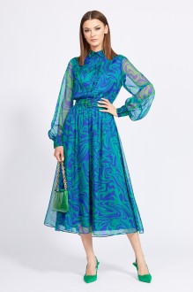 Платье EOLA 2267 васильково-зеленый #1