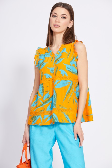 Блузка EOLA 2421 оранжевый размер 42-52 #1
