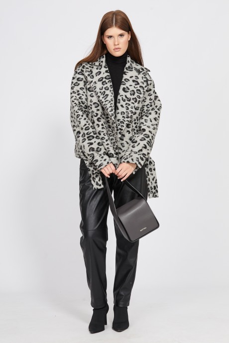 Куртка EOLA 2445 серый леопард размер 42-52 #4