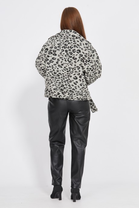 Куртка EOLA 2445 серый леопард размер 42-52 #5