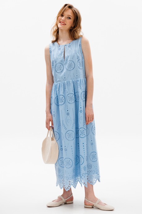 Платье EOLA 2607 голубой размер 44-54 #2