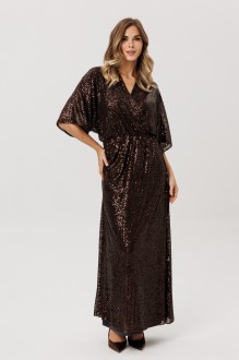 Вечернее платье EOLA 3013 шоколад #1