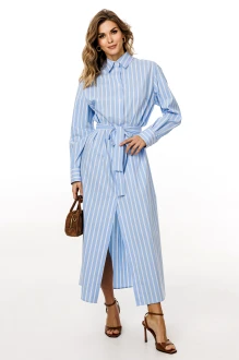Платье EOLA 3026 голубой в полоску