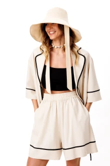 Шорты EOLA 3083 бежевые