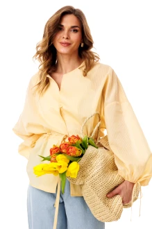 Блузка EOLA 3085 масло, полоска