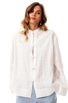 Блузка EOLA 3087 молочная