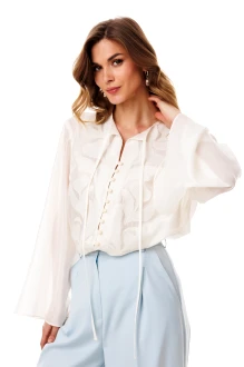 Блузка EOLA 3097 молочная