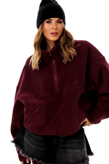 Джемпер (кофта) EOLA 3202 ONE SIZE бургунди