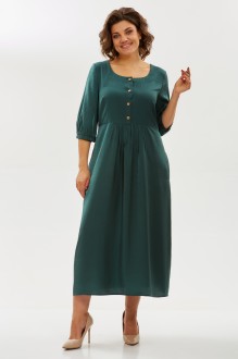 Платье YOUR SIZE 2258 изумрудный #1