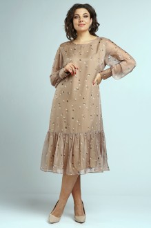 Платье YOUR SIZE 2250 бежевый #1