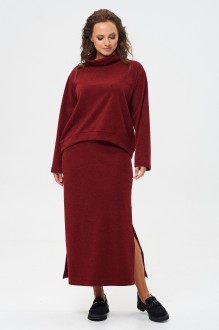 Костюм/комплект YOUR SIZE 2239 двойка бордовый #1