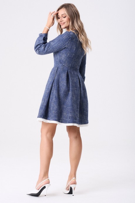 Платье YOUR SIZE 2268 синий размер 42-48 #2