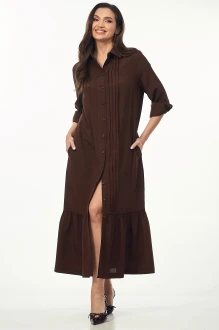 Платье YOUR SIZE 2274 шоколад