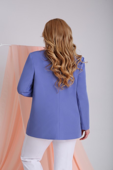 Жакет (пиджак) Ивелта Плюс ИВ-904 светло-голубой размер 56-66 #2