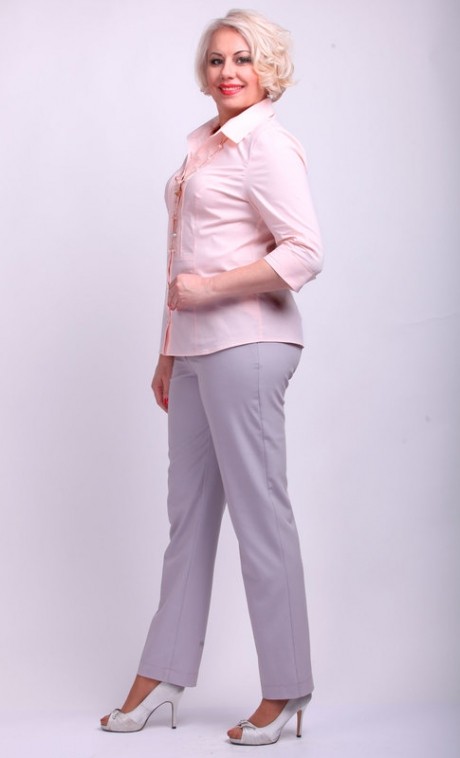 Блузка Camelia 17187/1 розовый размер 50-66 #6