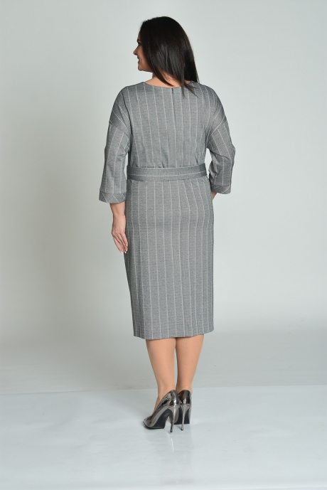 Платье Lady Style Classic 1563 серый+ёлочка размер 48-58 #2