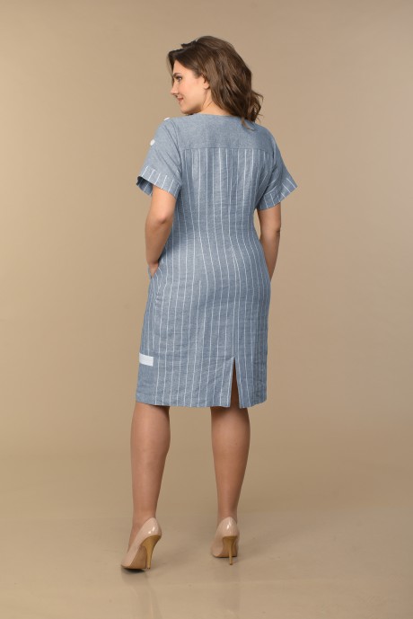Платье Lady Style Classic 1054 голубые тона размер 48-58 #2