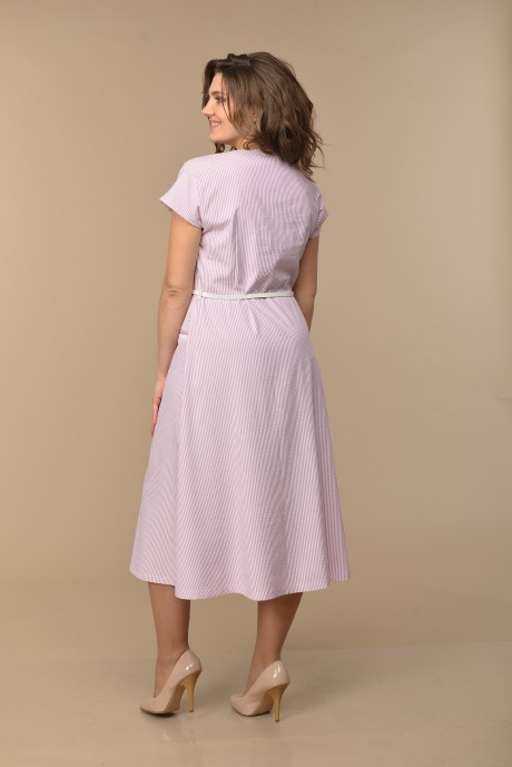 Платье Lady Style Classic 1132 розовые тона размер 48-58 #2