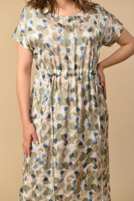Платье Lady Style Classic 1605 -4 хаки размер 48-58 #2