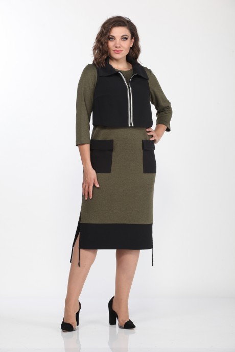 Lady Style Classic 1935/1 жилет +платье #1