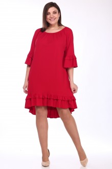 Платье Lady Style Classic 1294/2 Красные тона #1