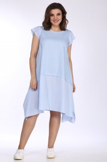 Платье Lady Style Classic 2574 голубые тона #1