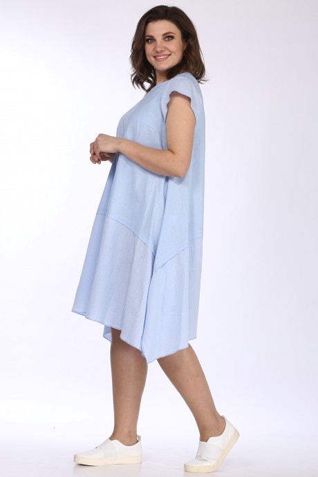 Платье Lady Style Classic 2574 голубые тона размер 48-52 #3