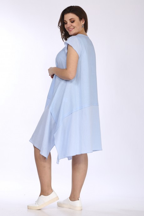 Платье Lady Style Classic 2574 голубые тона размер 48-52 #4