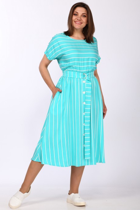 Платье Lady Style Classic 2037/6 Аквамариновый размер 48-58 #1