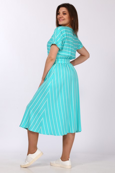Платье Lady Style Classic 2037/6 Аквамариновый размер 48-58 #3