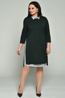 Платье Lady Style Classic 1258-1 Зеленые тона #1