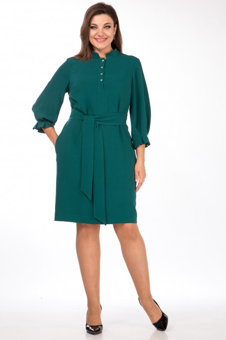 Платье Lady Style Classic 1723 Зеленые тона размер 48-52 #1