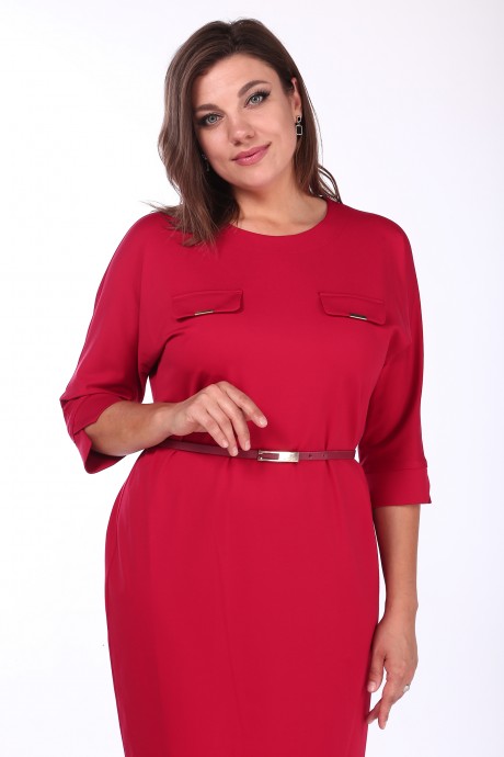 Платье Lady Style Classic 1710 Красные тона размер 48-52 #2