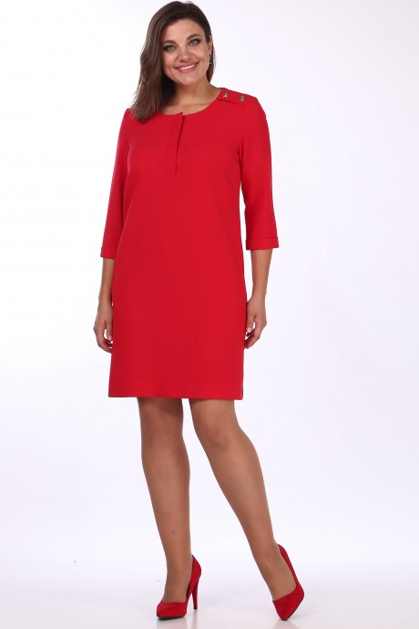 Платье Lady Style Classic 1037 Красные тона размер 44-48 #1
