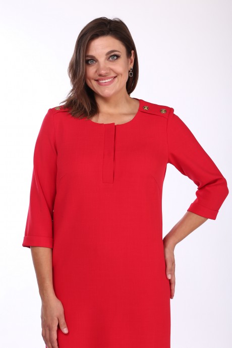 Платье Lady Style Classic 1037 Красные тона размер 44-48 #2