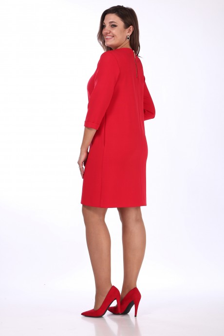 Платье Lady Style Classic 1037 Красные тона размер 44-48 #4
