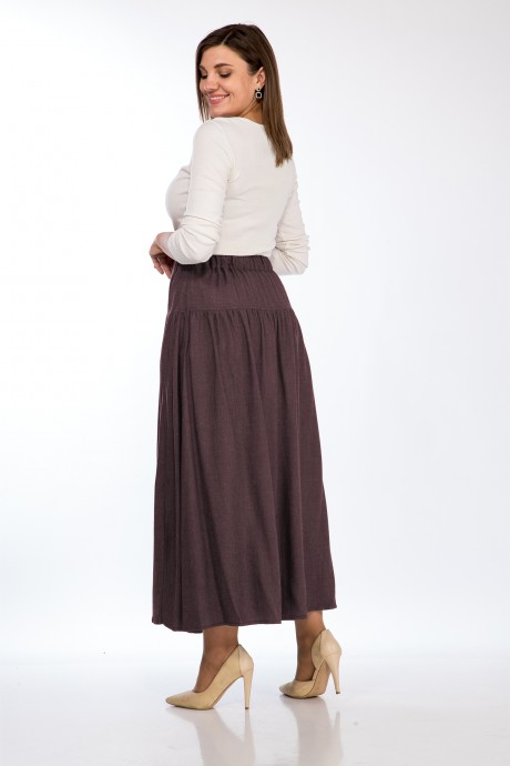 Юбка Lady Style Classic 2582/1 Винно-бордовый размер 48-58 #4