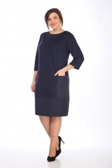 Платье Lady Style Classic 1523 Синие тона #1
