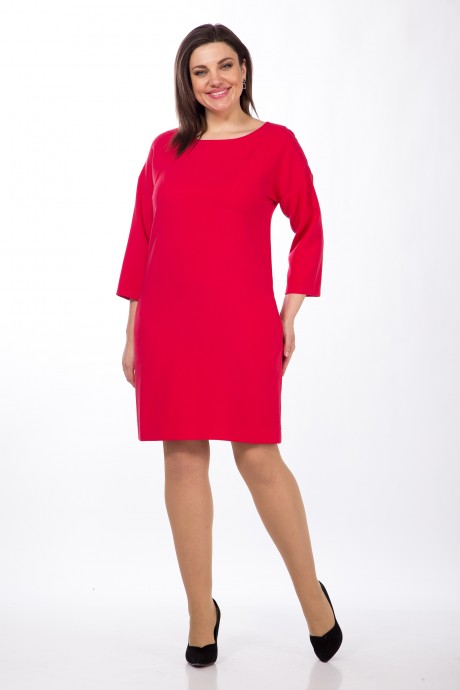 Платье Lady Style Classic 1157 красный размер 48-52 #1
