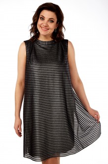 Платье Lady Style Classic 1094 /2 Серый+черный #1