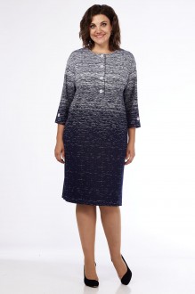 Платье Lady Style Classic 2561 Синие тона #1